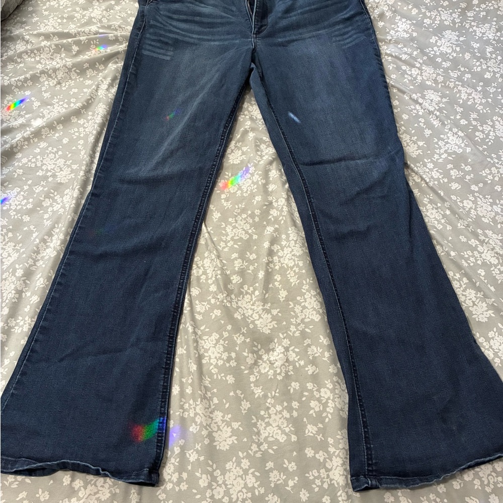 Democracy Dark Blue Flare Jeans